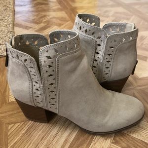 indigo rd Grey Suede Ankle Boots